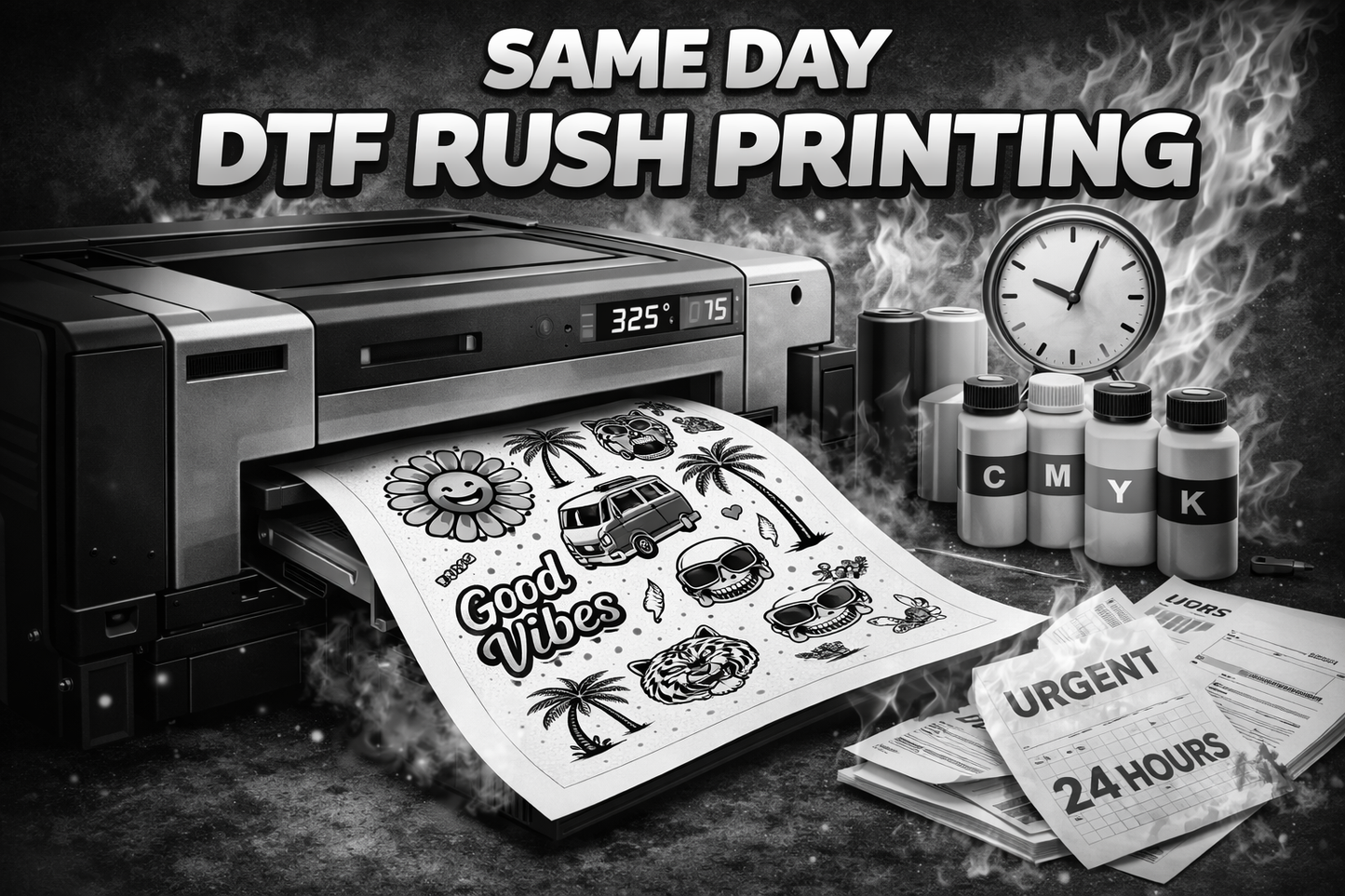 Same Day DTF Rush Printing
