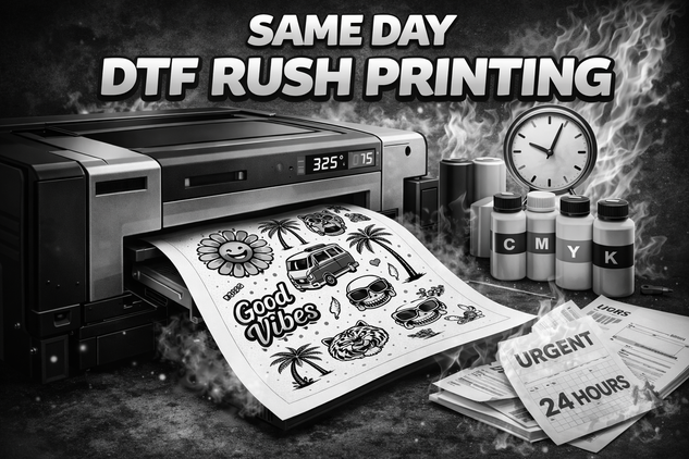 Same Day DTF Rush Printing